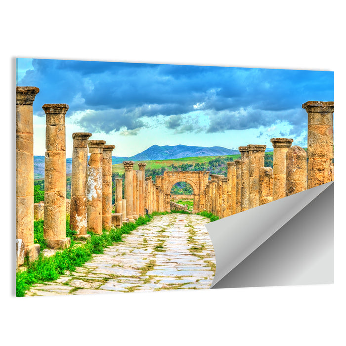 Jerash Cardo Maximus Ruins Wall Art as a poster print
