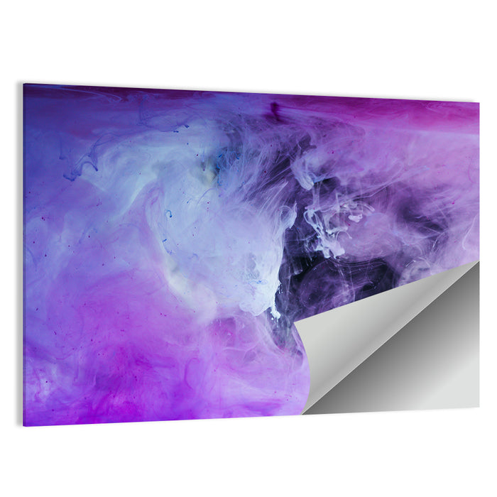 Ethereal Purple Swirl Wall Art as a poster print