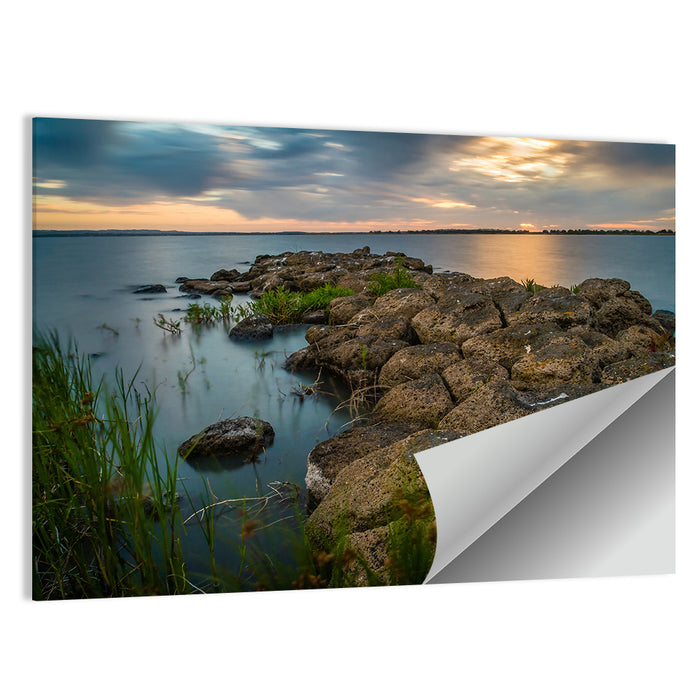 Lake Colac, Victoria Sunset Wall Art as a poster print