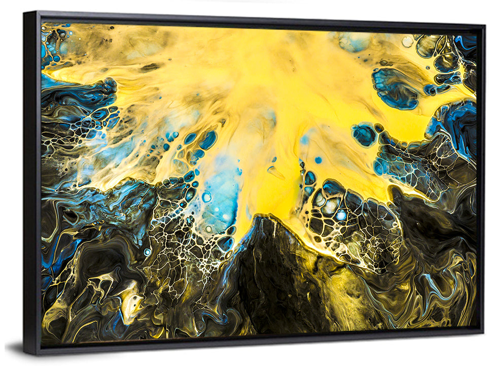 Cellular Fluid Burst Wall Art
