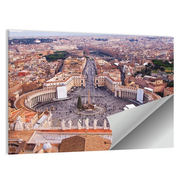 St. Peter's Square, Vatican City Wall Art as a poster print