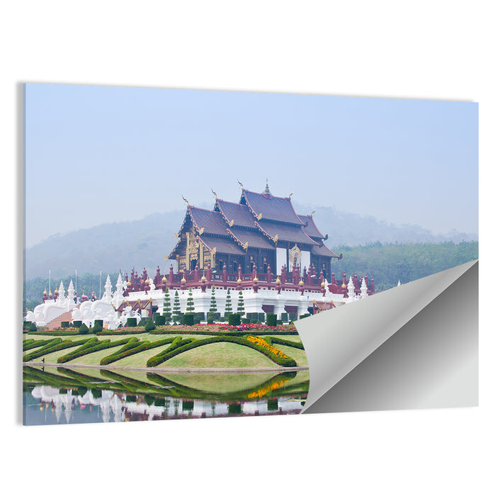 Ho Kham Royal Pavilion Chiang Mai Wall Art as a poster print