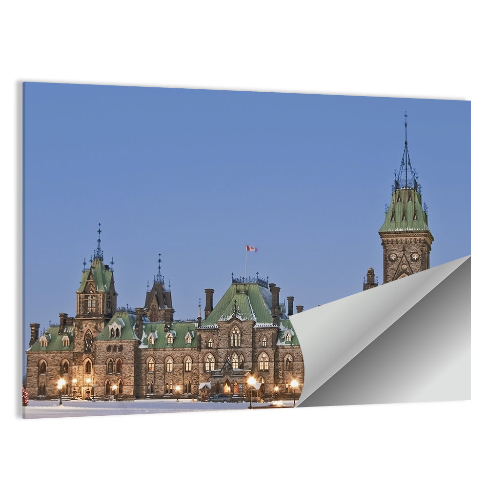 Ottawa Parliament Buildings at Dusk Wall Art