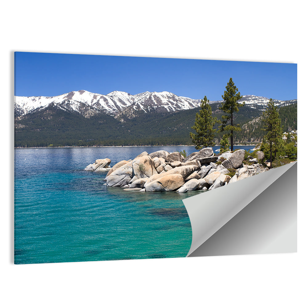 Sand Harbor Boulders Lake Tahoe Wall Art