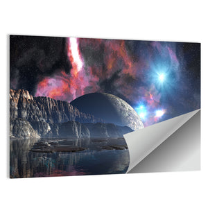 Tranquil Alien Lake Wall Art