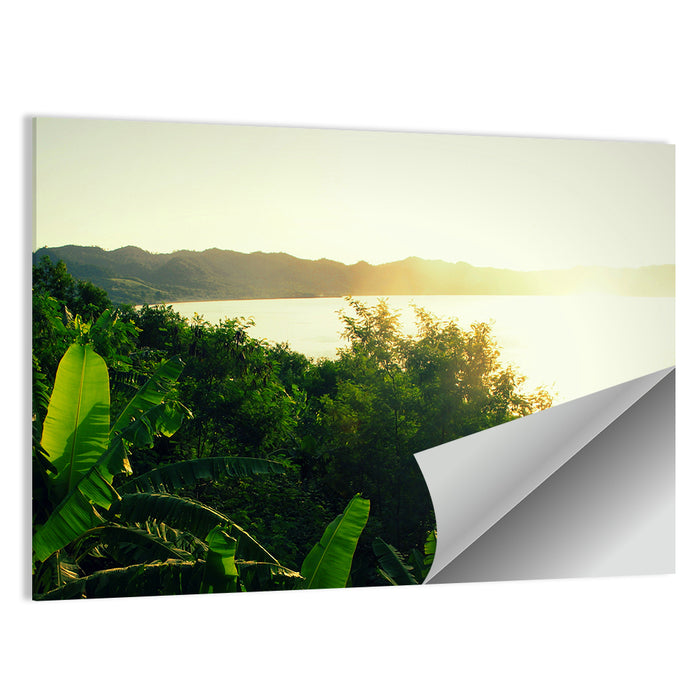 Sunrise Over Lake Bosumtwi Wall Art as a poster print