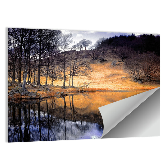 Lake District Reflection Cumbria Wall Art as a poster print