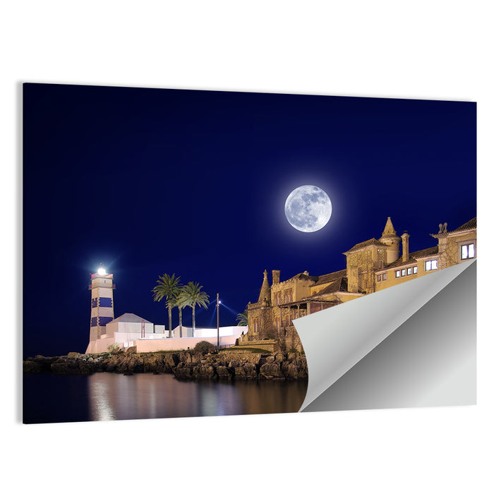 Farol De Santa Marta, Cascais Wall Art as a poster print