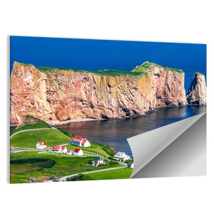 Perce Rock In Gaspe Quebec Wall Art