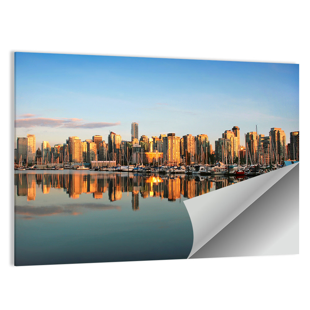 Coal Harbour Vancouver Skyline Wall Art