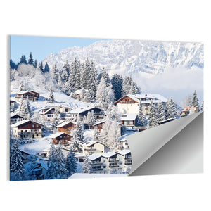 Winter In Swiss Alps Wall Art