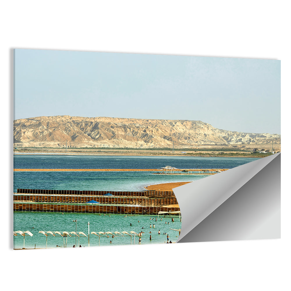 Salt Lake In Jordan Wall Art