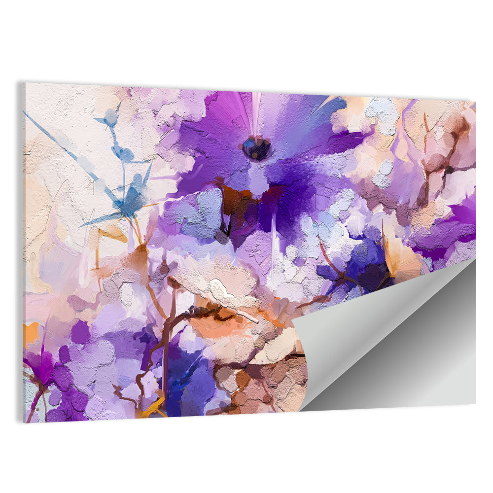 Spring Lavender Floral Study Wall Art