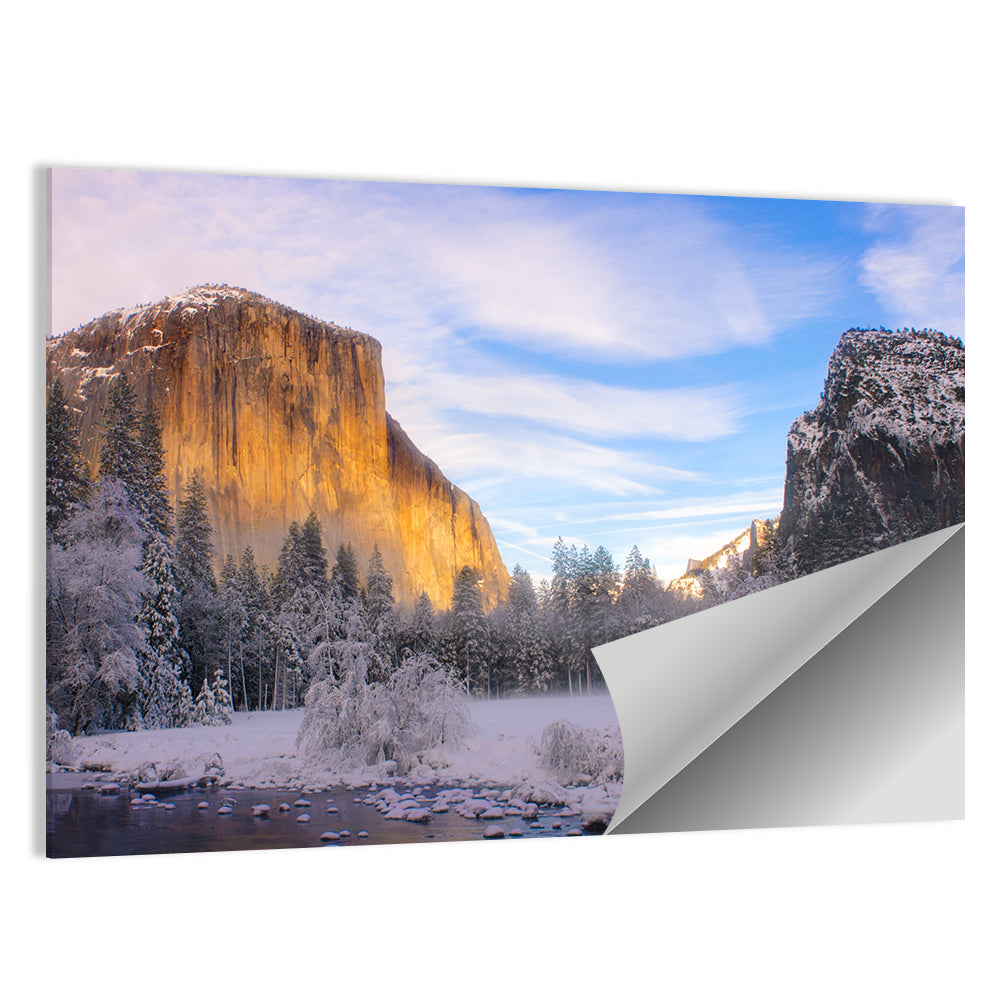 El Capitan in Winter, Yosemite Valley Wall Art
