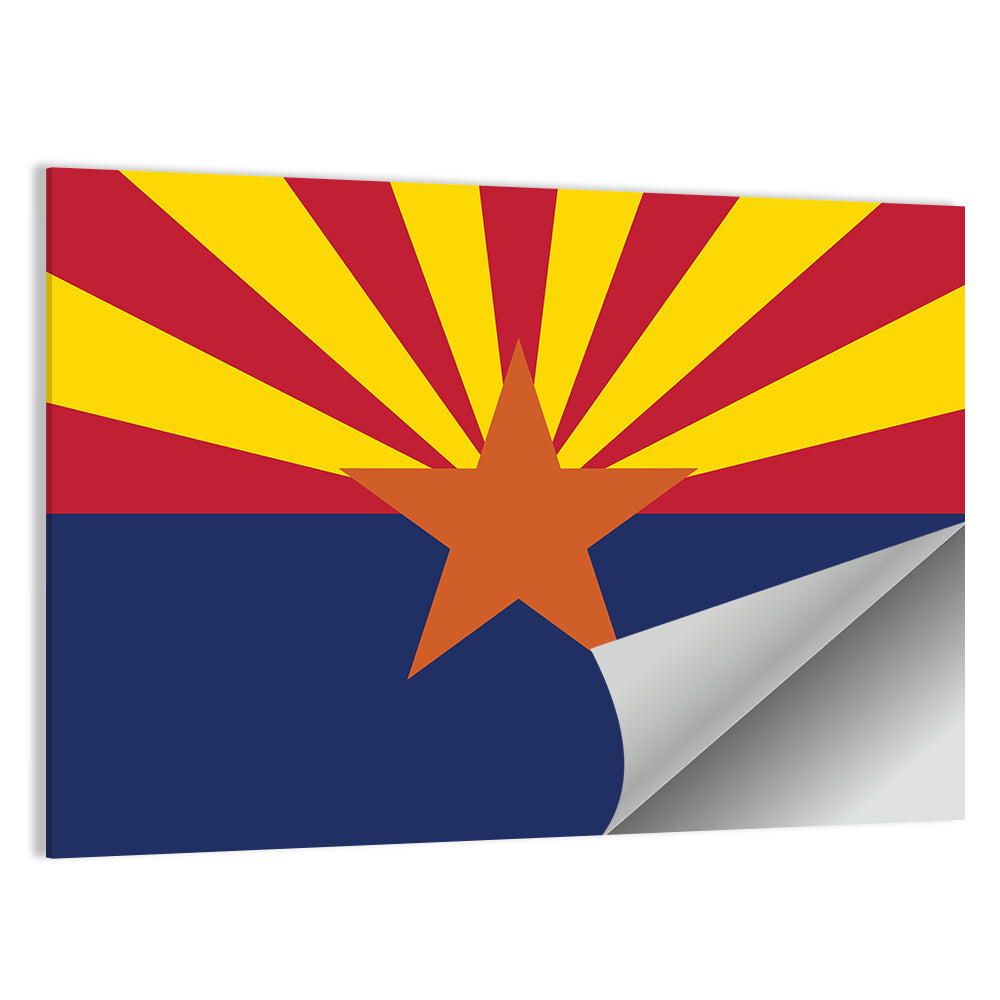 Arizona State Flag Graphic Wall Art