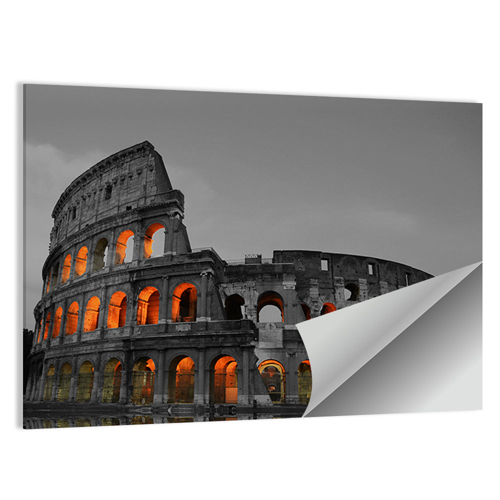 Colosseum at Dusk, Rome Wall Art