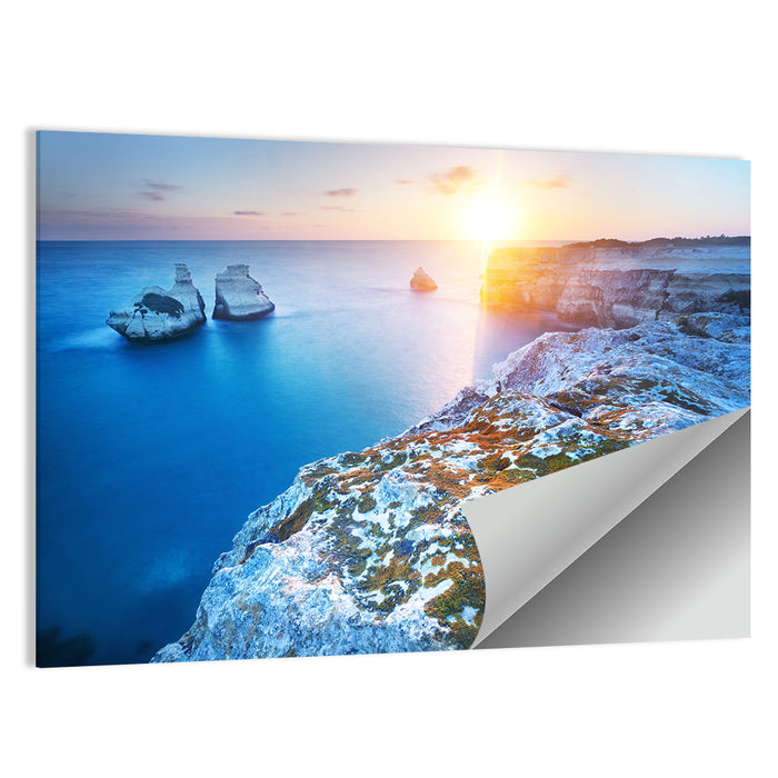 Torre Dell'orso Sunset Cliffs Wall Art as a poster print