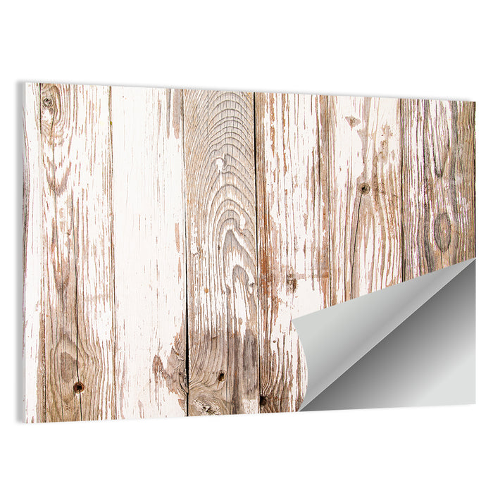 Weathered Wood Plank Texture Wall Art as a poster print