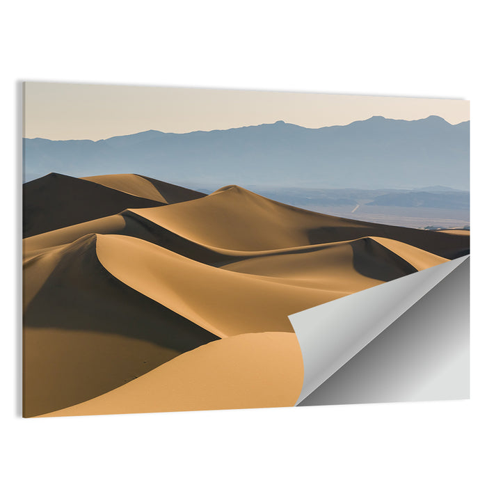 Death Valley Sand Dunes Wall Art as a poster print