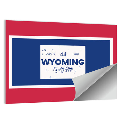 Wyoming City Map Wall Art