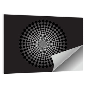 Optical Illusion Illustration Wall Art