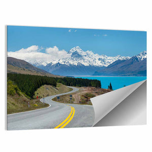 Mount Cook In South Island New Zealand Wall Art