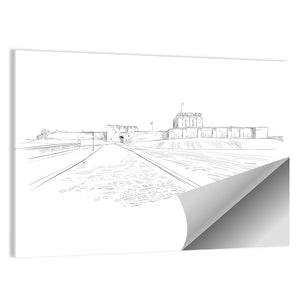 Carlisle Castle Sketch Wall Art