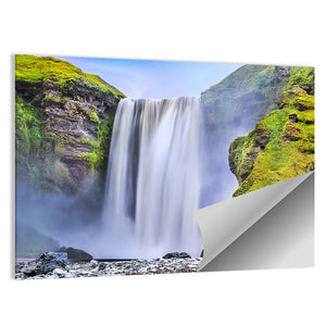 Famous Skogafoss Waterfall Wall Art