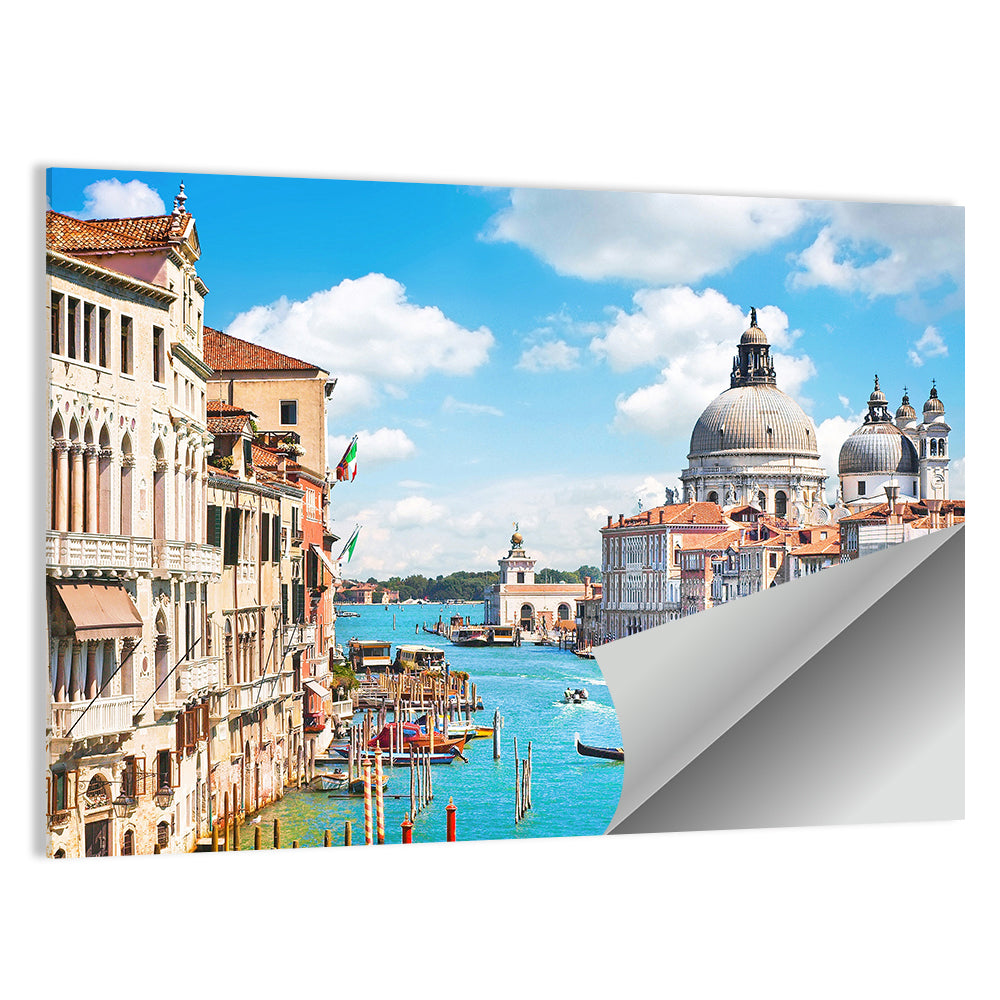 Grand Canal with Santa Maria Della Salute Wall Art