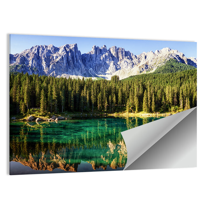 Karer Lake, Dolomites Wall Art as a poster print