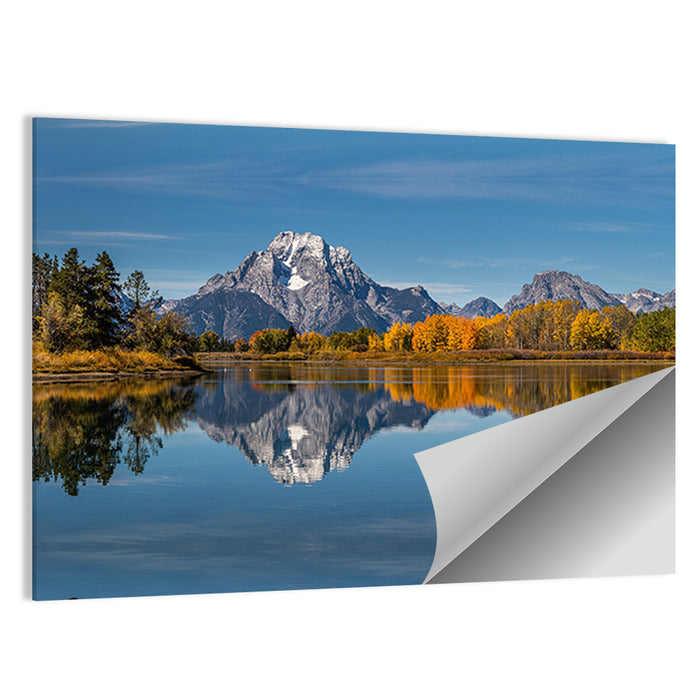 Mount Moran at Oxbow Bend, Wyoming Wall Art as a poster print