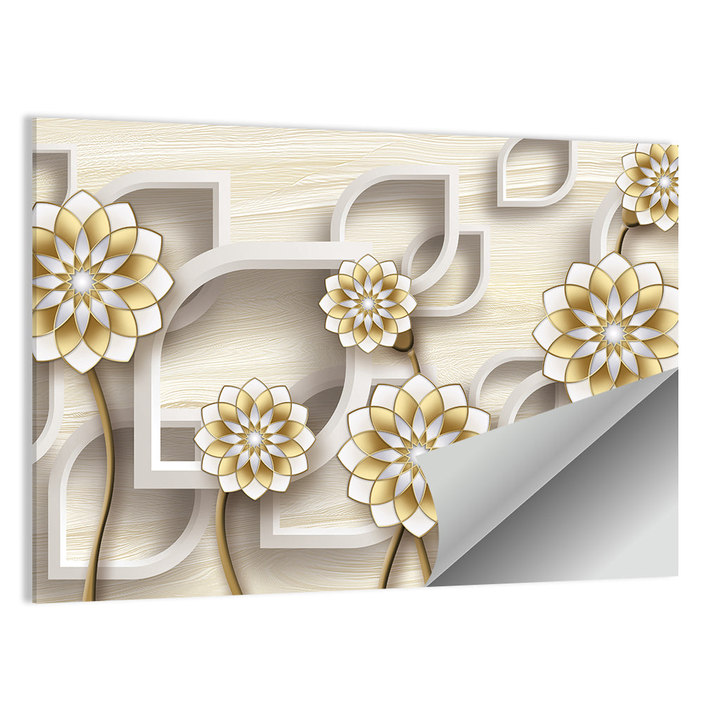 3D Decorative Flower Wall Art