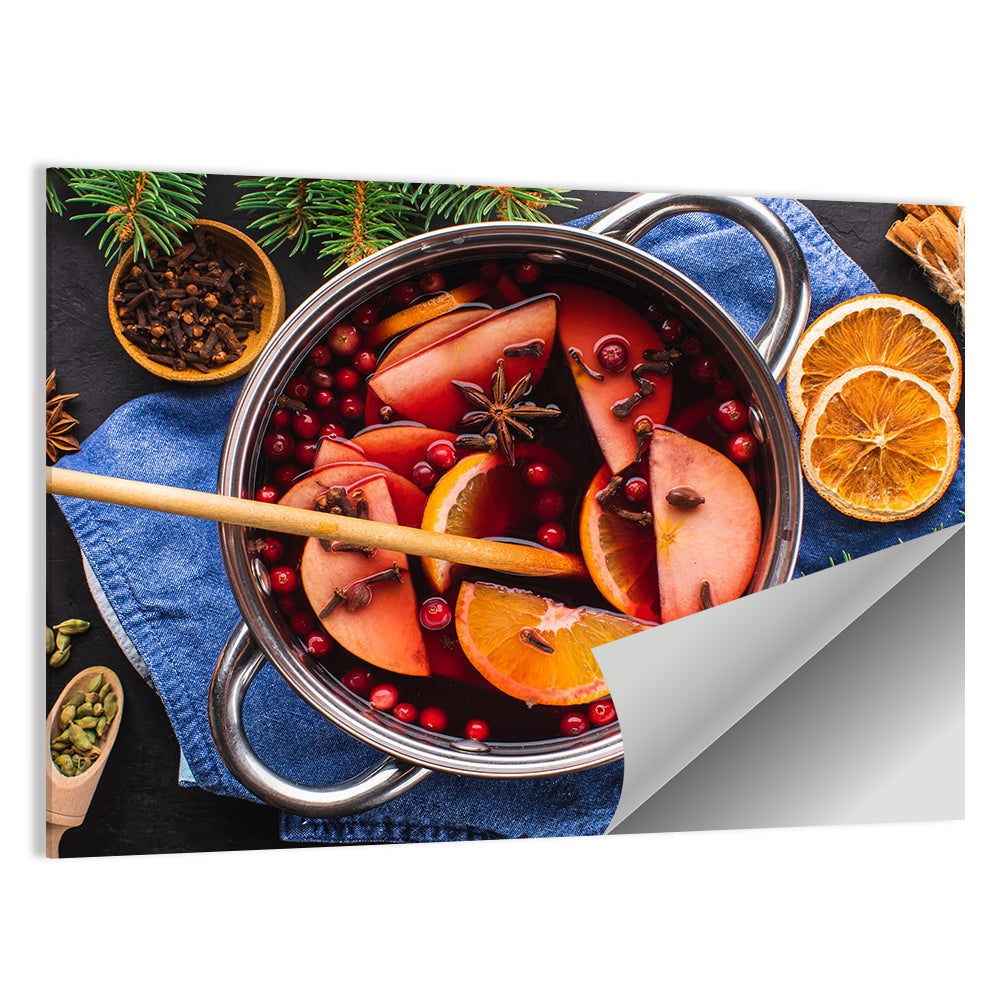 Mulled Wine and Spice Still Life Wall Art