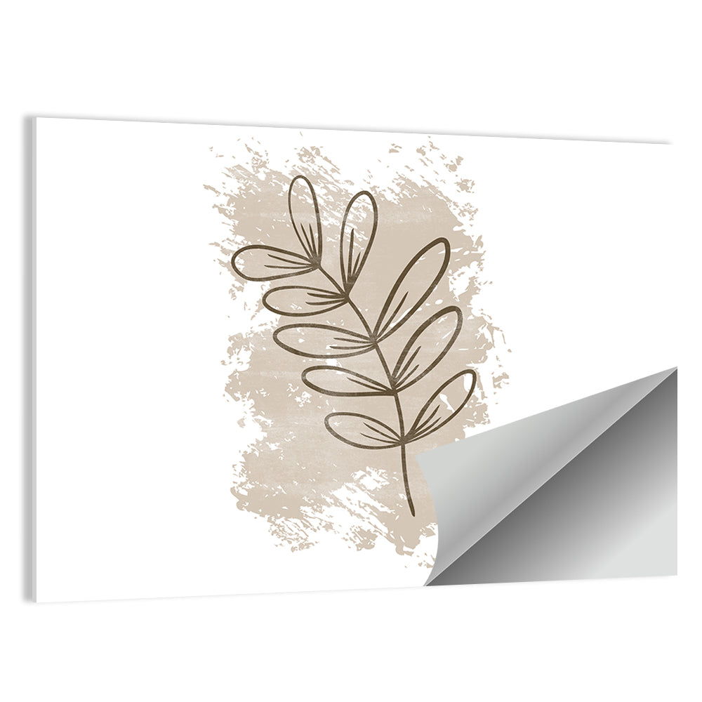 Centered Leaf Study Wall Art