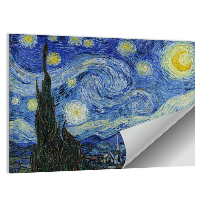 Starry Night Over Saint-rémy Wall Art as a poster print