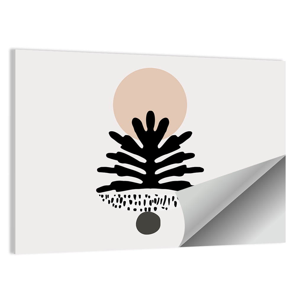 Textured Tropical Tree Wall Art