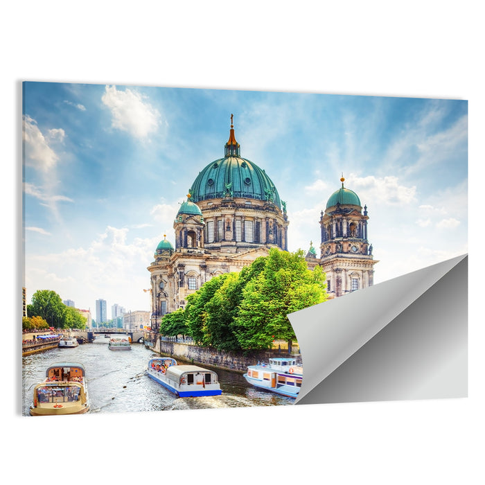 Berlin Cathedral River View Wall Art as a poster print