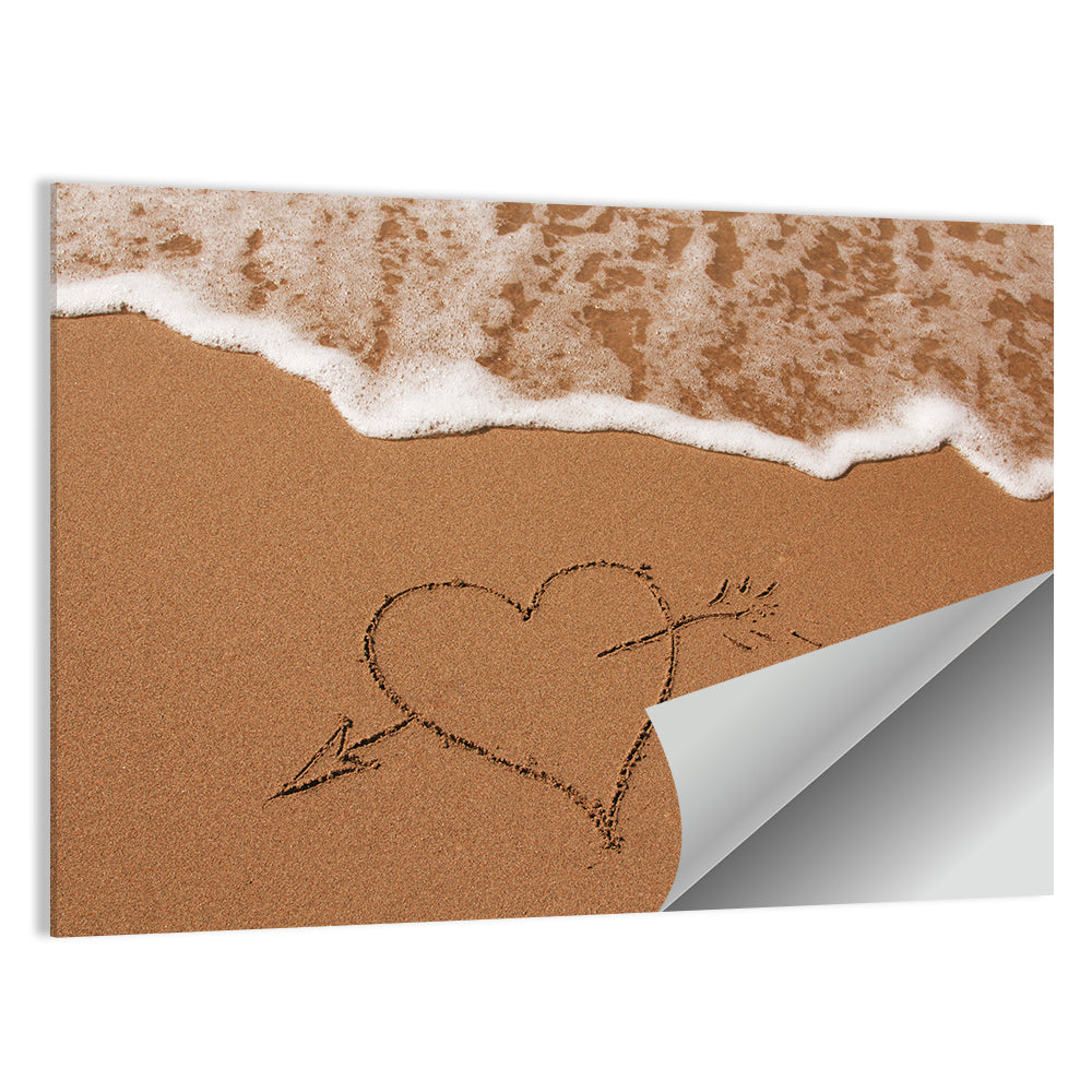 Heart in the Sand Wall Art