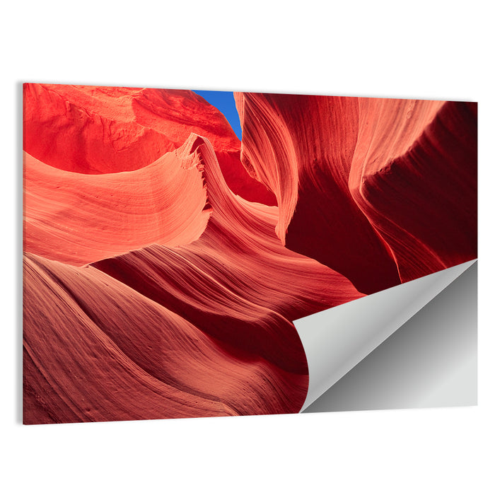 Antelope Canyon Sandstone Curves Wall Art as a poster print
