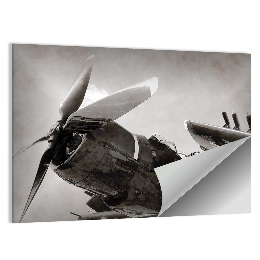 Navy Fighter Plane Wall Art