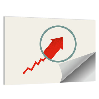 Market Growth Arrow Wall Art