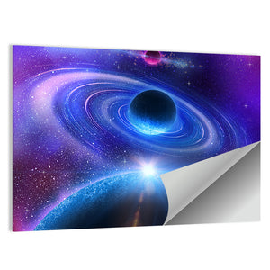 Space Flare Scene Wall Art