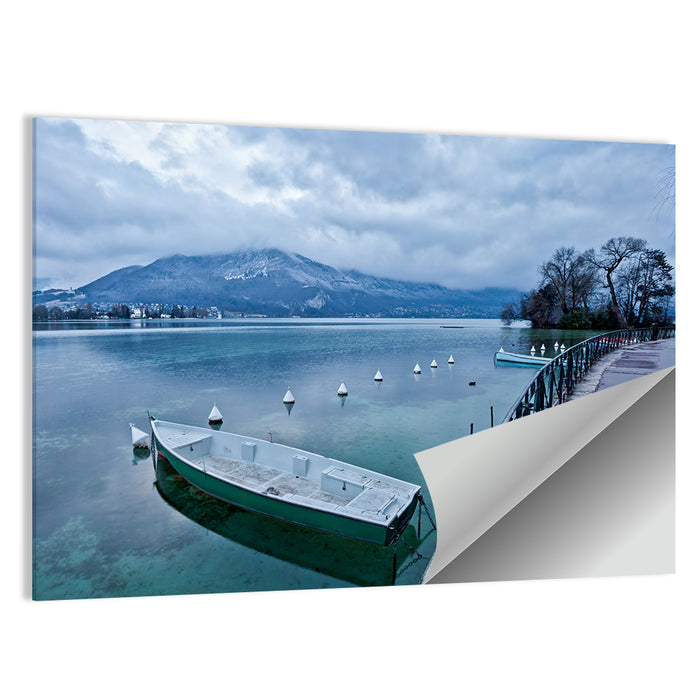 Lake Annecy Promenade View Wall Art as a poster print