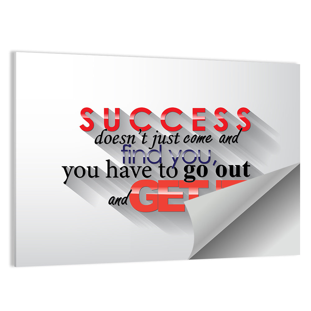 Quote For Success Wall Art