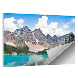 Moraine Lake In Banff National Park Wall Art