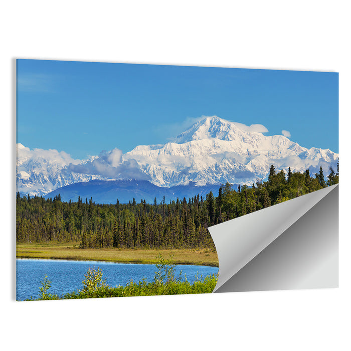 Denali Peak Alaska Wall Art as a poster print