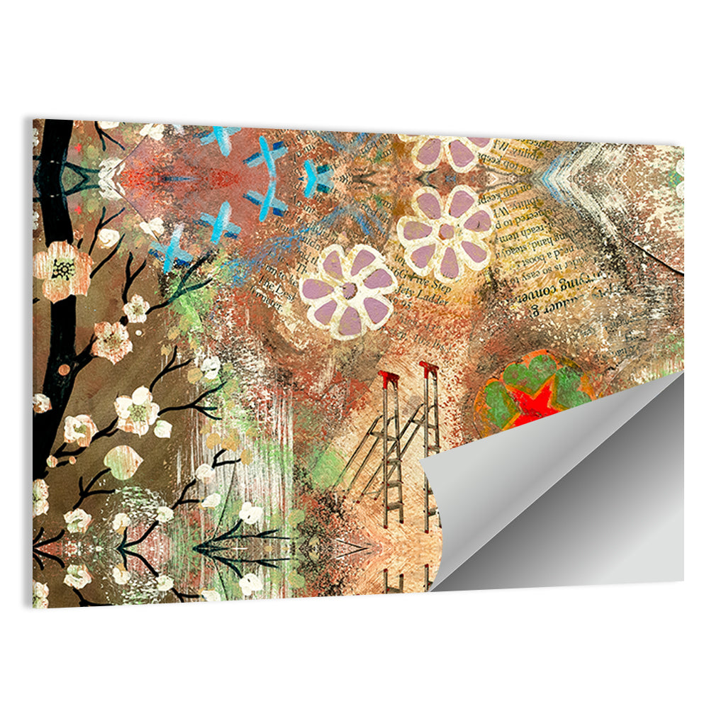 Vintage Scrapbook Collage Wall Art