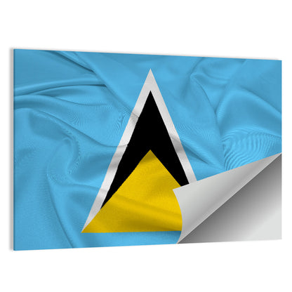 Flag Of Saint Lucia Wall Art