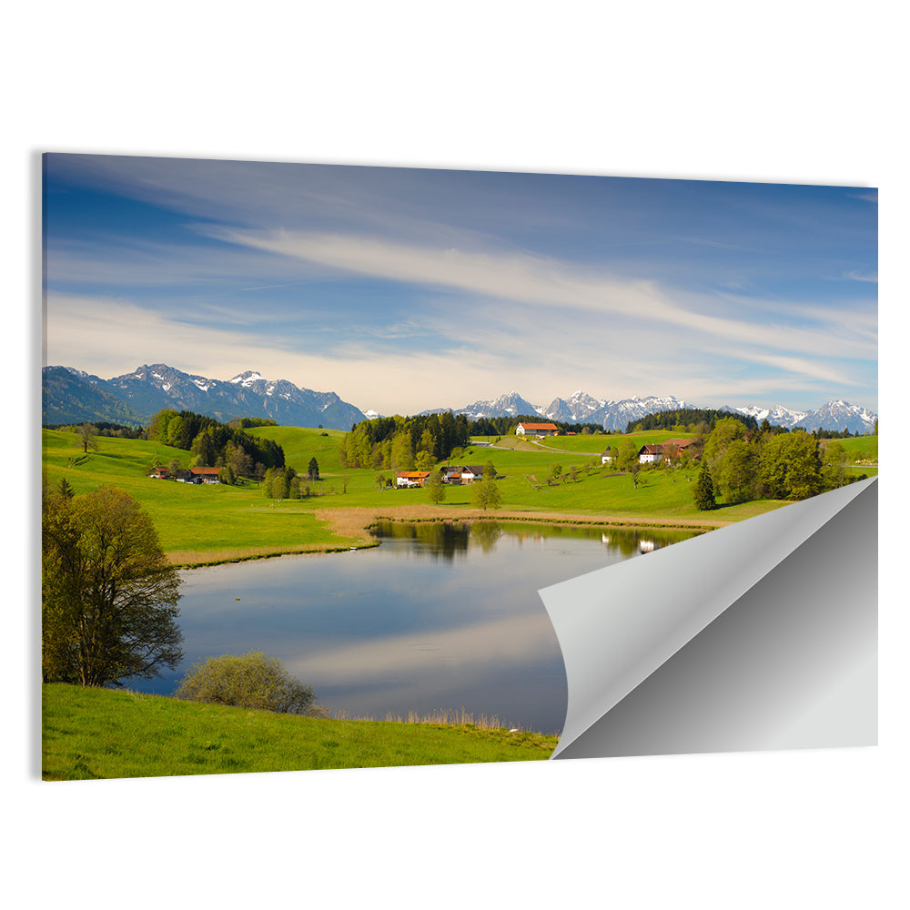 Bavarian Mountain Lake Wall Art