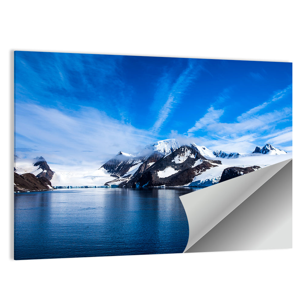 Antarctic Glacier Reflection Wall Art